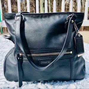 Black Leather Coach Purse